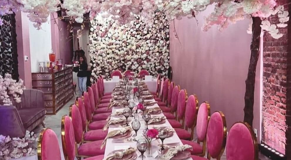 The Garden Room setup